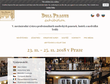 Tablet Screenshot of dollprague.com